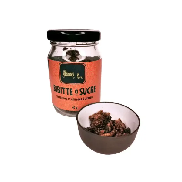 Sugar Bug: Maple-Caramelized Crickets and Mealworms