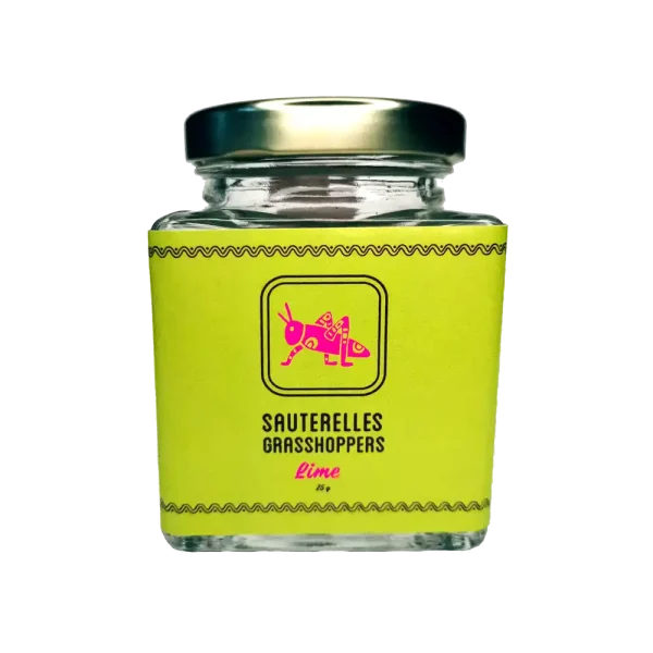 Sauterelles grillées à la lime